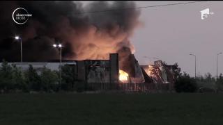 Momente de panică la un centru SPA de lângă fabrica de mobilă care a luat foc la Baloteşti. Peste o mie de oameni au fost evacuaţi