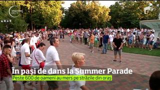 Gălăţenii au participat în paşi de dans la prima ediţie a SUMMER PARADE!