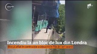 Un nou incendiu a creat panică la Londra! O clădire de lux din oraşului a fost cuprinsă de flăcări