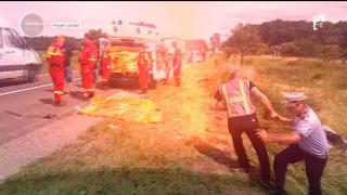 Accident cumplit la Satu Mare: Două surori şi copiii lor au murit, după ce maşina lor a fost lovită de un şofer care a pierdut controlul volanului