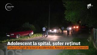 Un adolescent din Cluj a ajuns la spital, după ce a cazut de pe plafonul unui jeep care circula cu viteză