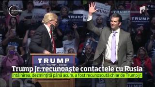 Donald Trump Jr. recunoaște contactele cu Rusia! Fiul preşedintelui SUA ar fi vrut informaţii despre Hillary Clinton
