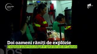 Caz halucinant în Capitală. Doi soţi au ajuns la spital ÎN STARE GRAVĂ, în urma unei explozii produse în pivniţa casei