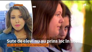 Aproape 600 de elevi nu au fost repartizaţi în licee, printre ei chiar şi elevi cu nota 9 la evaluarea naţională