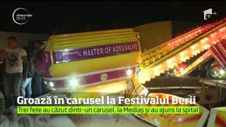 Trei adolescente au căzut dintr-un carusel la Festivalul Berii din Mediaş!