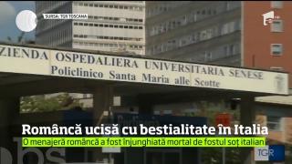 Istorie repetată! O româncă, UCISĂ CU SĂLBĂTICIE în Italia, de bărbatul cu care avea un copil