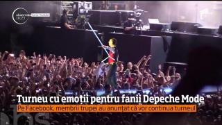 Turneu cu emoții pentru fanii Depeche Mode. Solistul trupei a fost internat la Minsk. Pe 23 iulie ar trebui să cânte la Cluj