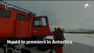 Nuntă în premieră, în Antarctica
