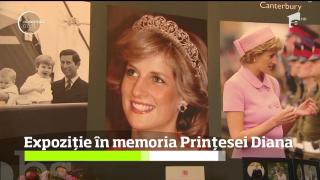 Expoziție în memoria Prinţesei Diana, în inima Londrei. Obiectele expuse au fost alese chiar de prinţii William şi Harry (VIDEO)