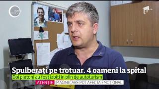 Pietoni spulberaţi pe trotuar, la Buzău! Un bolid scăpat de sub control a băgat în spital PATRU OAMENI