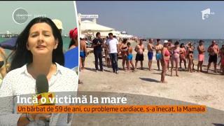 Vacanţă tragică pe litoral. Un bărbat a murit înecat în staţiunea Mamaia. Sosise la mare în această dimineaţă