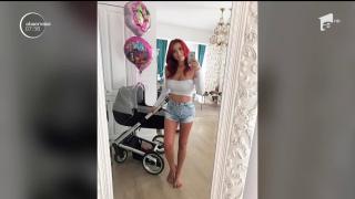 Elena Gheorge face senzaţie pe internet: La zece zile după ce a născut, vedeta a uimit o lume întreagă cu silueta ei