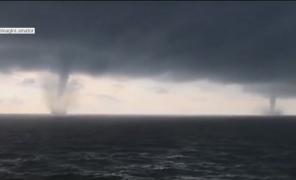 AVERTISMENT de la climatologi, după cele două TORNADE filmate în Marea Neagră