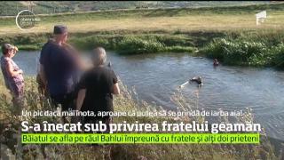 TRAGEDIE la Iaşi! Un băieţel de 13 ani şi-a găsit sfârşitul într-un râu, chiar sub ochii fratelui său geamăn!