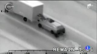 Hoţii români se inspiră din filmele "Fast and Furious" şi îşi riscă vieţile ca să fure din camioanele în mişcare