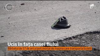 Tragedie pe un drum din Botoşani! Un bărbat a murit în faţa casei, când încerca să traverseze strada cu bicicleta