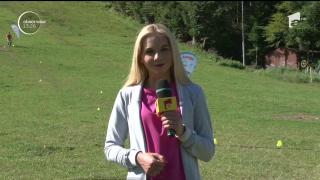 Distracţie inedită pe Valea Prahovei. În plină vară, oamenii pot ... schia