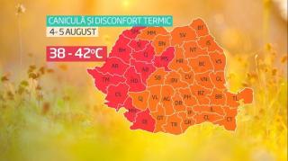 De vineri e COD ROŞU de caniculă, iar valul de căldură toridă va TOPI România în următoarele 10 zile!