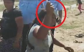 Scandal monstru la marginea Capitalei. Un grup de romi i-a atacat pe poliţiştii veniţi să confişte căruţele