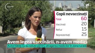 Legea vaccinării ar putea intra în vigoare de la 1 ianuarie, dar nu sunt medici suficienţi care să o aplice, în ţară