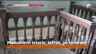 Monument istoric, scos la vânzare pe Internet. Un conac boieresc interbelic se vinde la preţ de garsonieră
