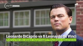 Actorul Leonardo DiCaprio, în rolul lui Leonardo da Vinci în filmul despre viaţa pictorului (VIDEO)