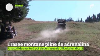 Plimbare cu ATV-ul, în inima munţilor! Valea Prahovei oferă trasee pe placul oricărui iubitor de adrenalină (VIDEO)