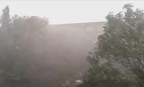 O furtună puternică a făcut prăpăd la Deva, în doar un sfert de oră