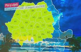 Vremea se răceşte, după zile de foc! Vestul ţării va fi lovit de vijelii puternice (VIDEO)