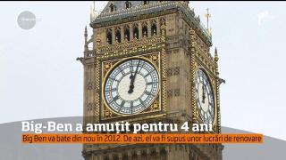 Big Ben, ceasul simbol al Londrei, nu se va mai auzi timp de patru ani (VIDEO)