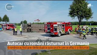 Accident teribil de autocar în Germania, cu victime români! Peste 30 de răniţi, dintre care 6 femei în stare gravă