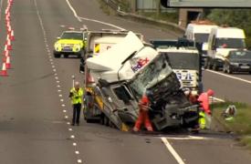 Opt oameni au murit pe una din cele mai importante autostrăzi din Marea Britanie