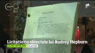 Licitaţie cu obiecte din colecţia personală a actriţei Audrey Hepburn!