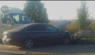 O şoferiţă de 20 de ani, cu permis de doar 5 luni, a intrat în viteză într-o benzinărie