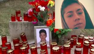 IMAGINI SFÂŞIETOARE: Gabriel, adolescentul bătut până la moarte şi abandonat într-un şanţ, a fost înmormântat, în Vrancea