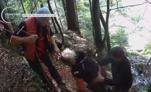 Cursă cu timpul, într-o operațiune de salvare în Bucegi, pentru salvarea unei femei căzute în prăpastie