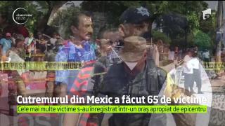 Cutremurul din Mexic a ucis 65 de oameni! Cele mai multe victime sunt în zona epicentrului (VIDEO)