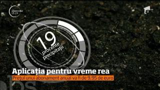 Aplicația pentru vreme rea! Utilizatorii vor primi informații actualizate de la 160 de stații meteo!
