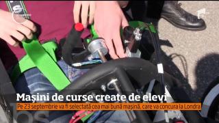 30 de elevi de la Liceul Informatic din Braşov au construit trei maşini de curse!