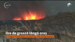 Incendiul de la fabrica de uleiuri esenţiale de la periferia oraşului Orăştie a fost stins, după 20 de ore!