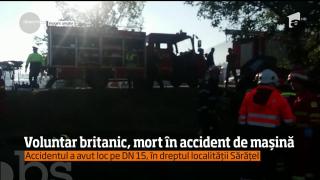 Un voluntar din Marea Britanie a murit într-un accident produs în Bistriţa Năsăud!