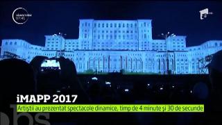 iMapp Bucharest. Echipe de artişti din 6 ţări s-au întrecut la unul dintre cele mai mari spectacole multimedia de 3D video mapping din lume