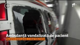 SCENE ȘOCANTE la Sibiu! Asistenta şi şoferul unei ambulanţe au trăit momente de groază din cauza unui pacient BEAT. Bărbatul i-a alergat și i-a lovit pe cei veniți să-l ajute