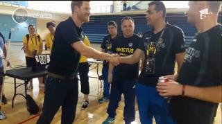 Surpriză la Jocurile Invictus! Echipa României a fost vizitată de Prinţul Harry al Marii Britanii