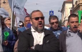 Proteste la Sibiu, unde sindicaliştii cer ca taxele să nu fie transferate în totalitate angajatului