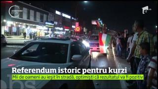 Referendum istoric pentru kurzi! Primele rezultate vor fi aflate în cursul zilei de azi
