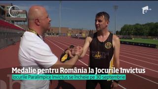 Maiorul Laurenţiu Şerban este primul medaliat al României la Jocurile Paralimpice Invictus