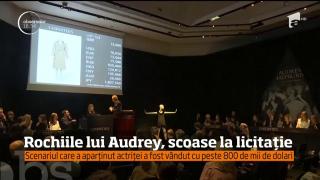 Colecţia de haine a celebrei actriţe Audrey Hepburn a fost scoasă la licitaţie! Celebrele ţinute au fost vândute cu preţuri şi de 10 ori mai mari!