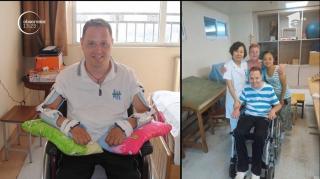 Răzvan Iordache, tânărul din Câmpina aruncat în scaun cu rotile acum 22 de ani, pregătit să păşească în viaţă