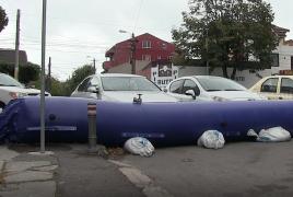 Meteorologii anunţă PLOI TORENŢIALE şi vijelii. Au fost pregătiţi saci de nisip şi în oraşe s-au ridicat diguri împotriva inundaţiei